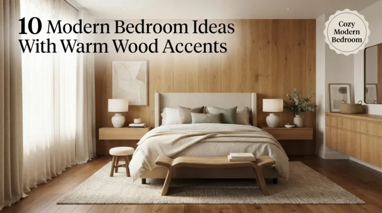 10 Modern Bedroom Ideas with Warm Wood Accents