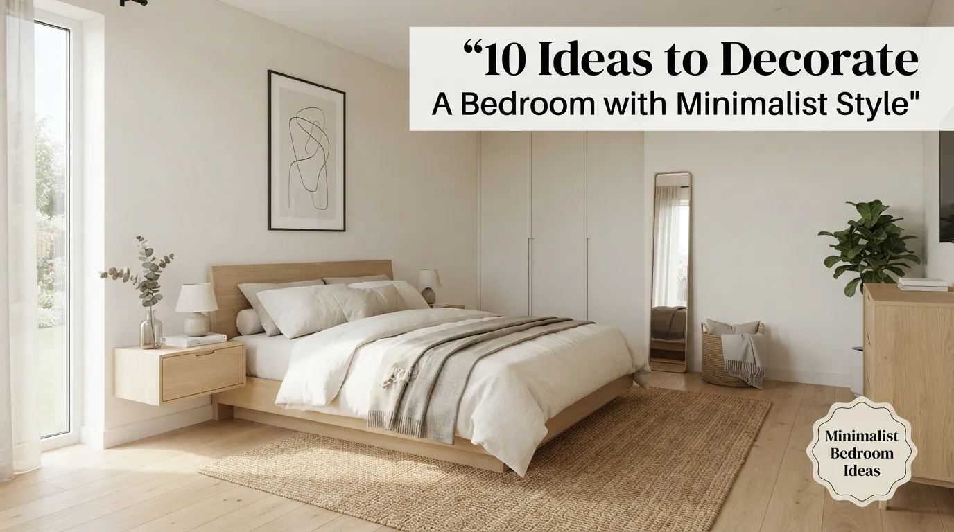 10 Ideas on How to Decorate a Bedroom with Minimalist Style