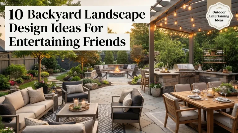 10 Backyard Landscape Design Ideas for Entertaining Friends
