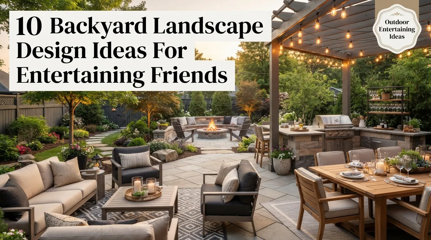 10 Backyard Landscape Design Ideas for Entertaining Friends