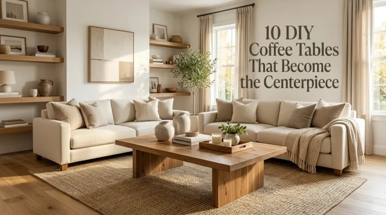 10 DIY Coffee Tables That Become the Centerpiece