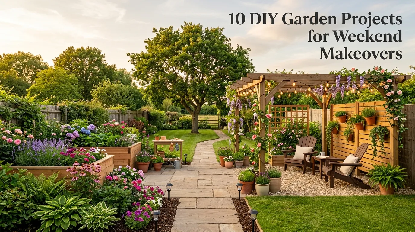 10 DIY Garden Projects for Weekend Makeovers