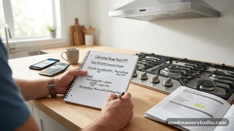 How to Calculate Range Hood CFM Based on Total Gas Cooktop BTUs