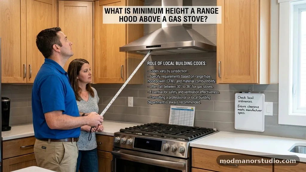 The Role of Local Building Codes - What Is the Minimum Height for a Range Hood Above a Gas Stove?