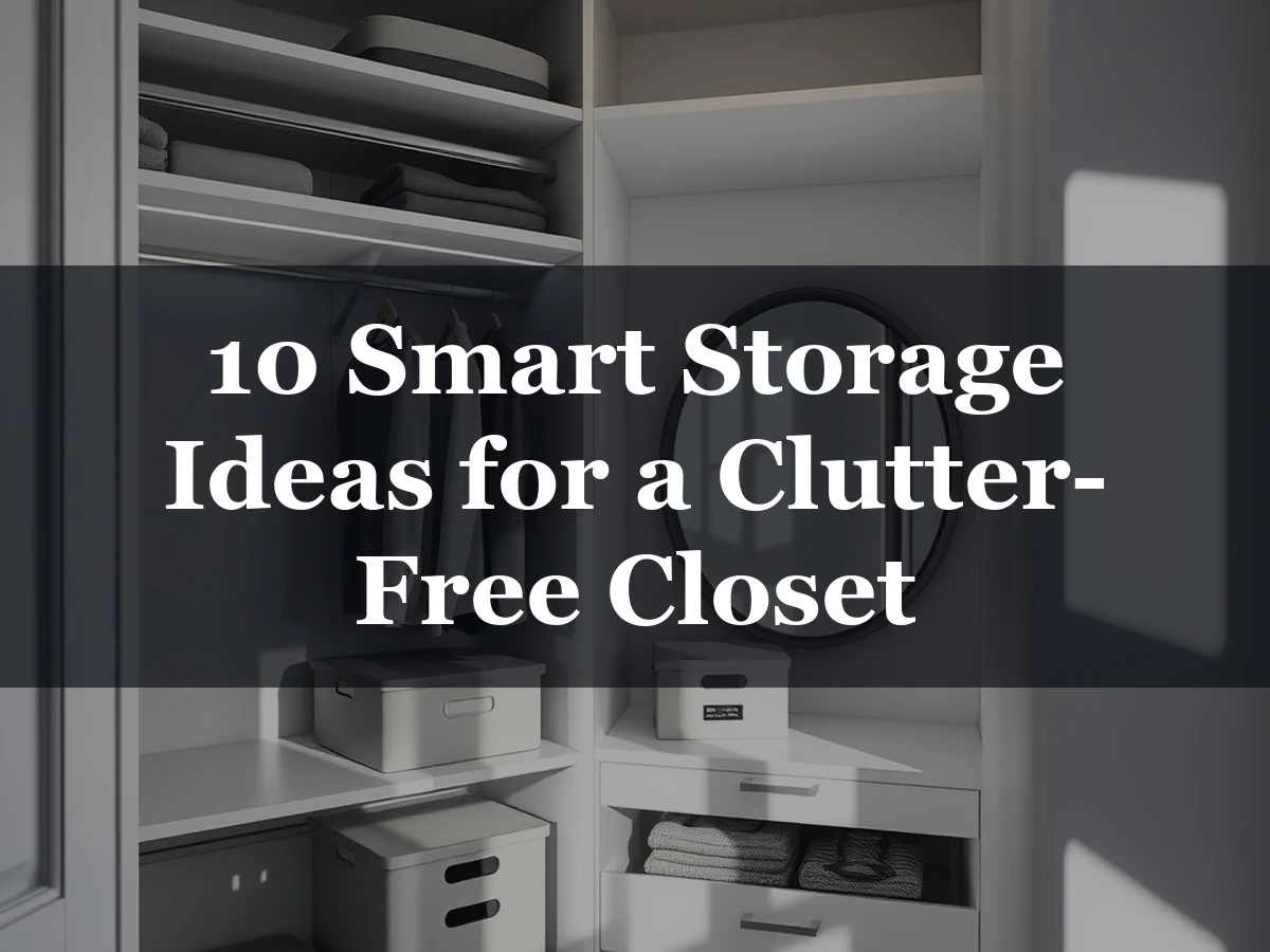 10 Smart Storage Ideas for a Clutter-Free Closet - Closet Organization Ideas