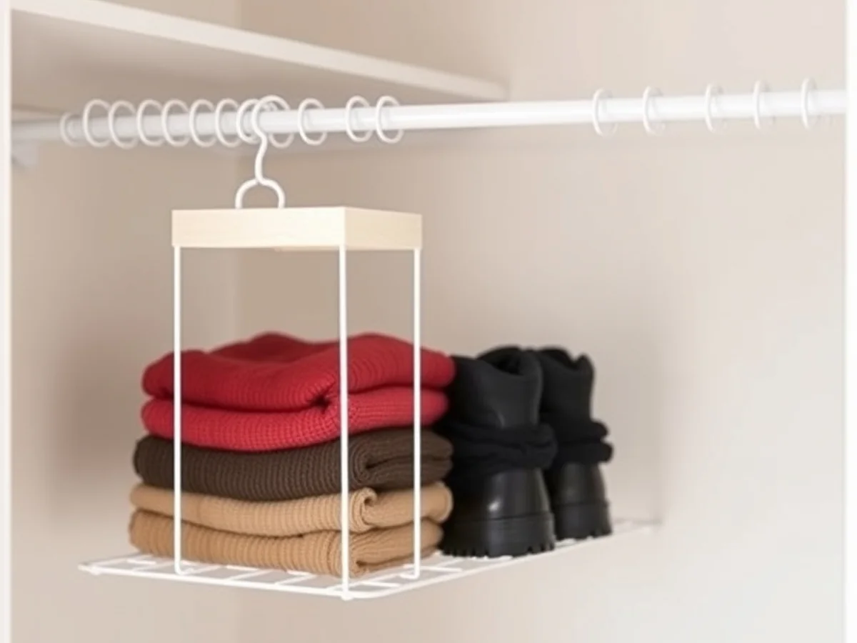 Dollar Store Shelf Dividers for Adjustable Compartments - Dollar Store Closet Organization Ideas