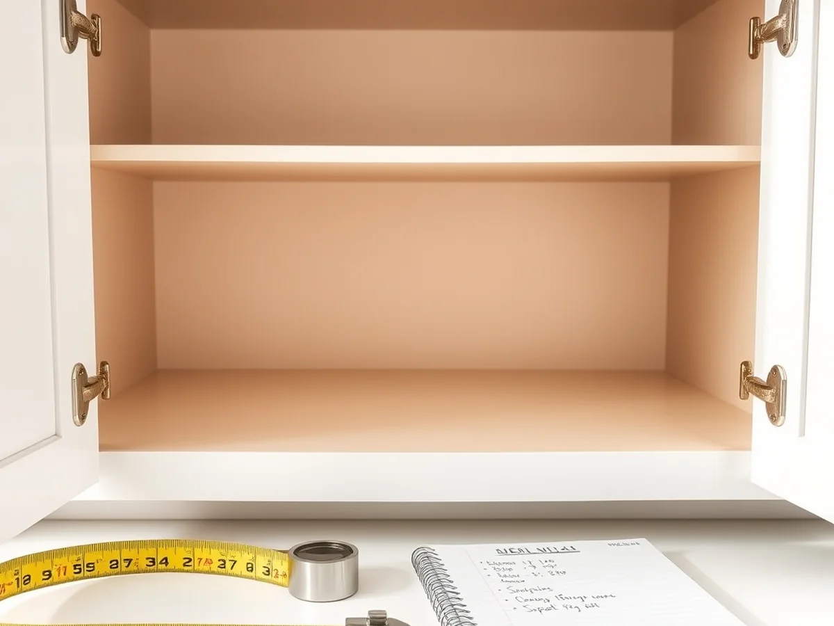 Measuring and Planning Before Buying Budget Organizers - Dollar Store Kitchen Organization