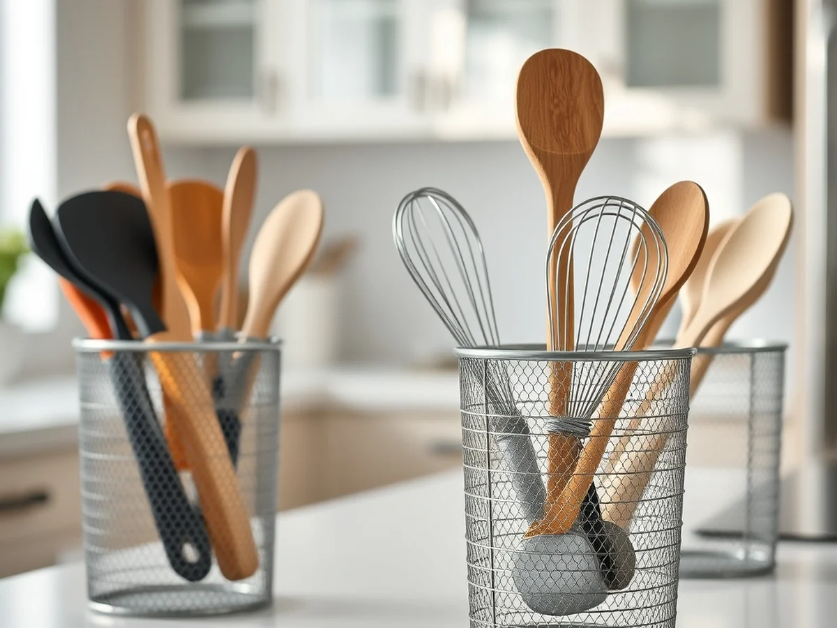Repurposing Office Supplies for Kitchen Utility - Dollar Store Kitchen Organization