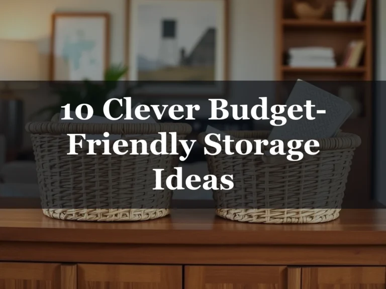 10 Clever Budget-Friendly Storage Ideas - Dollar Store Organization Storage
