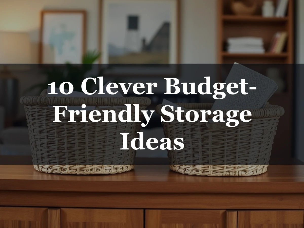 10 Clever Budget-Friendly Storage Ideas - Dollar Store Organization Storage