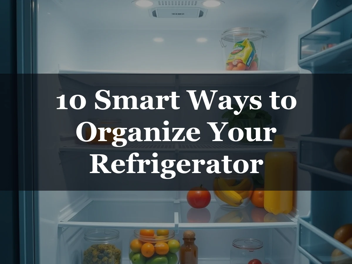 10 Smart Ways to Organize Your Refrigerator - Fridge Organization Ideas
