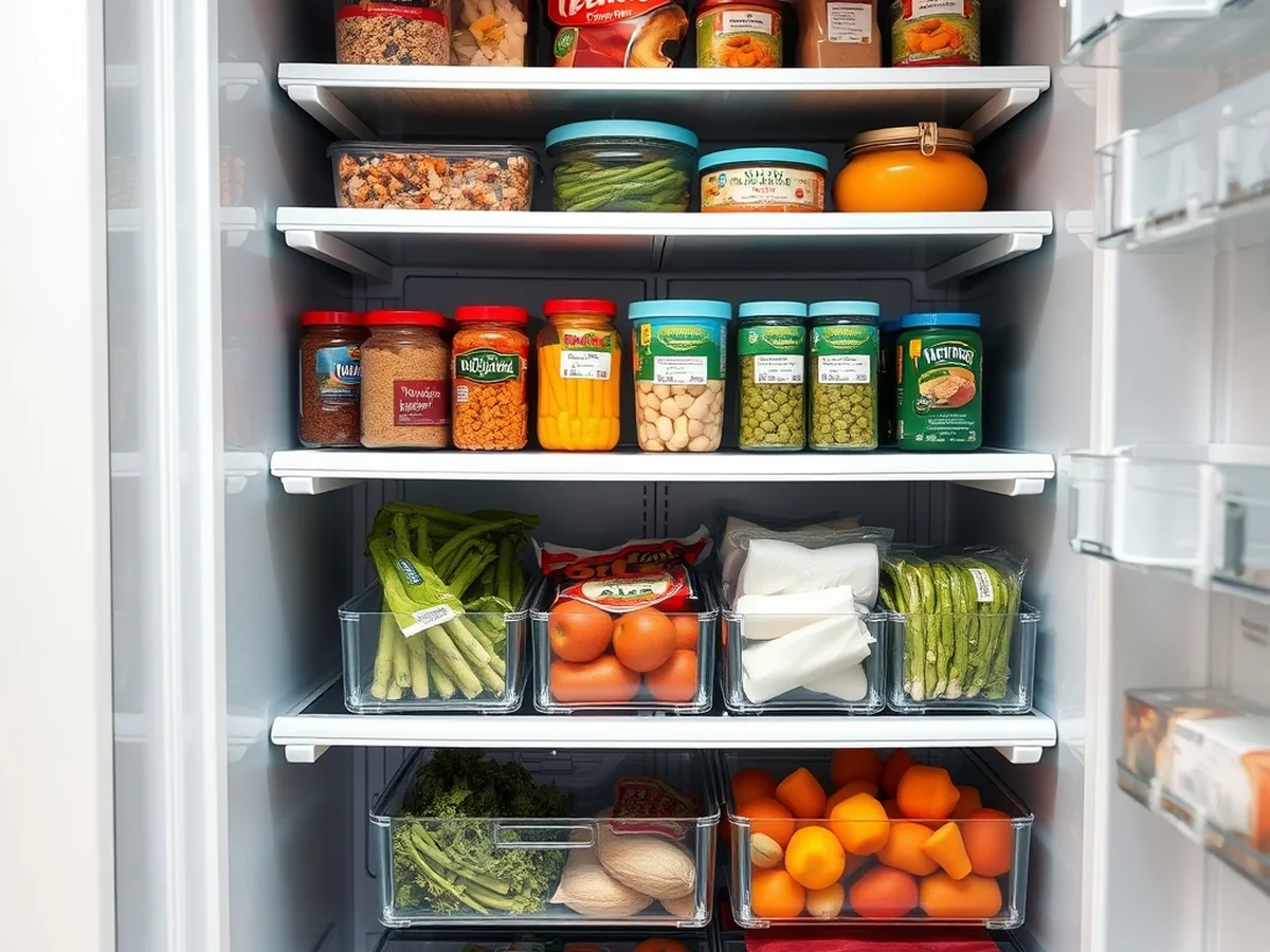 Organizing Shelves by Category - Fridge Organization Ideas