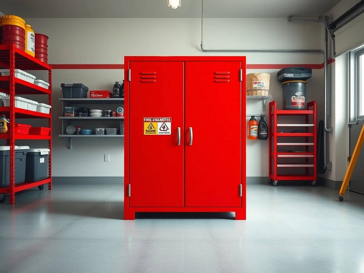 Safe Chemical Storage Ideas - Garage Organization Ideas