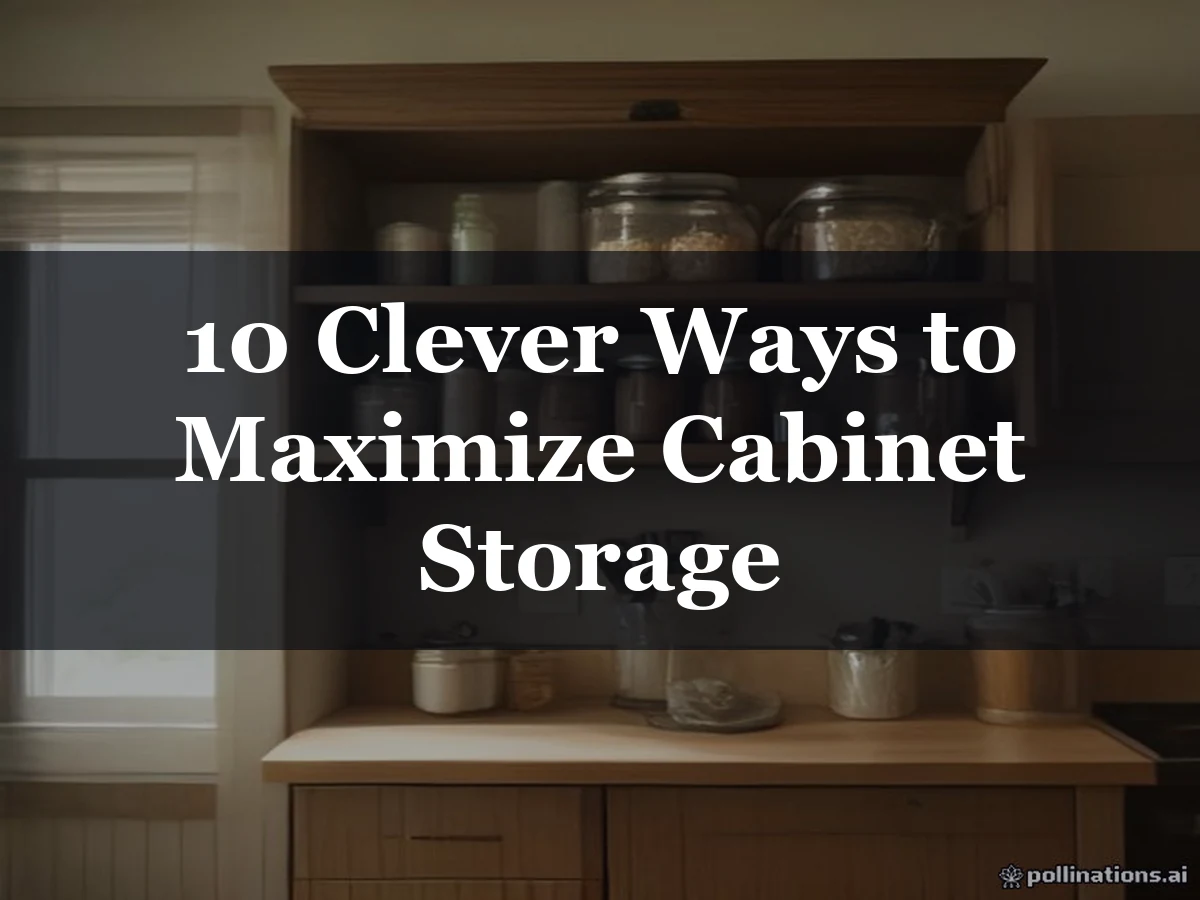 10 Clever Ways to Maximize Cabinet Storage - Kitchen Cabinet Organization Ideas